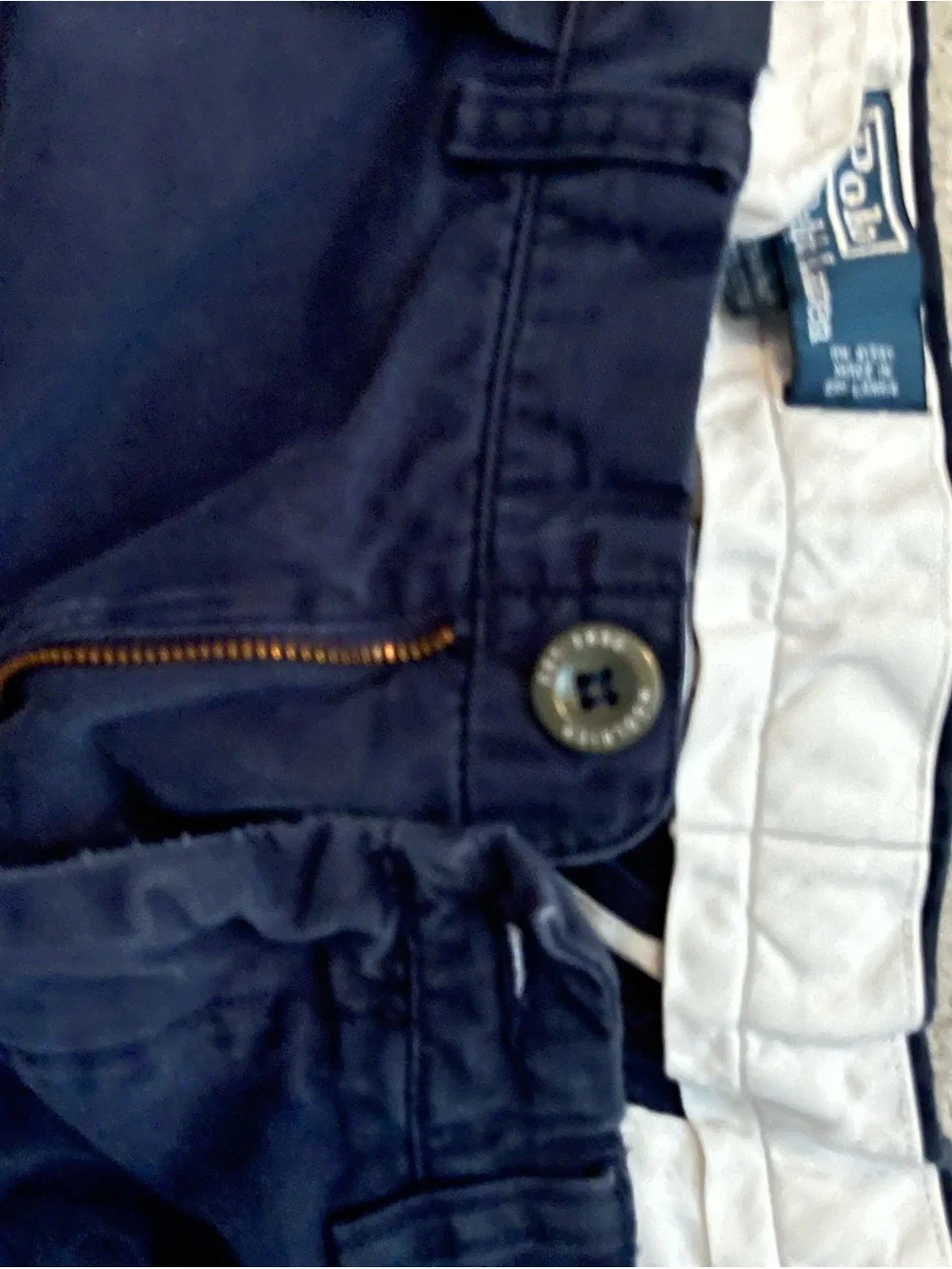 Men's Navy Casual Chino Pants